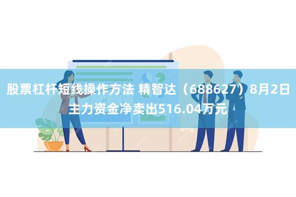 股票杠杆短线操作方法 精智达（688627）8月2日主力资金净卖出516.04万元