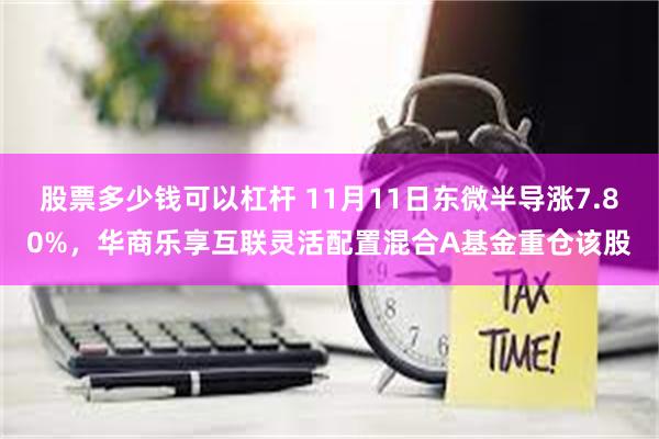 股票多少钱可以杠杆 11月11日东微半导涨7.80%，华商乐享互联灵活配置混合A基金重仓该股