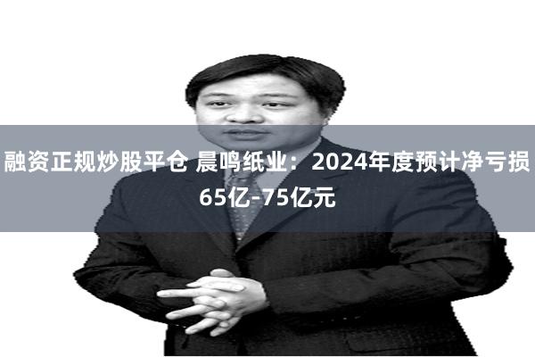 融资正规炒股平仓 晨鸣纸业：2024年度预计净亏损65亿-75亿元